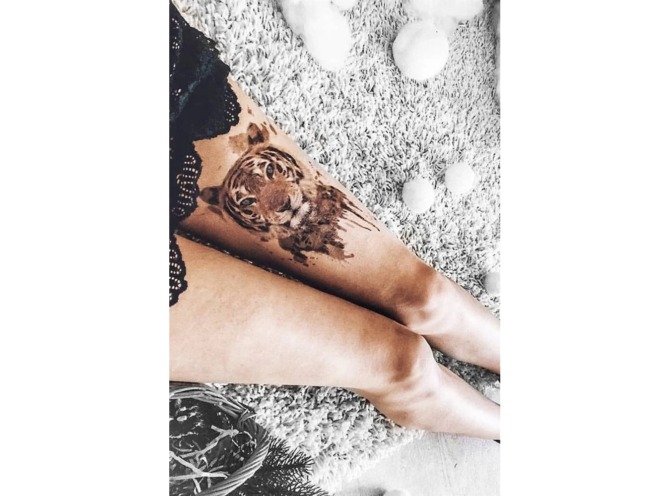 Geçici Kaplan Dövme Tattoo