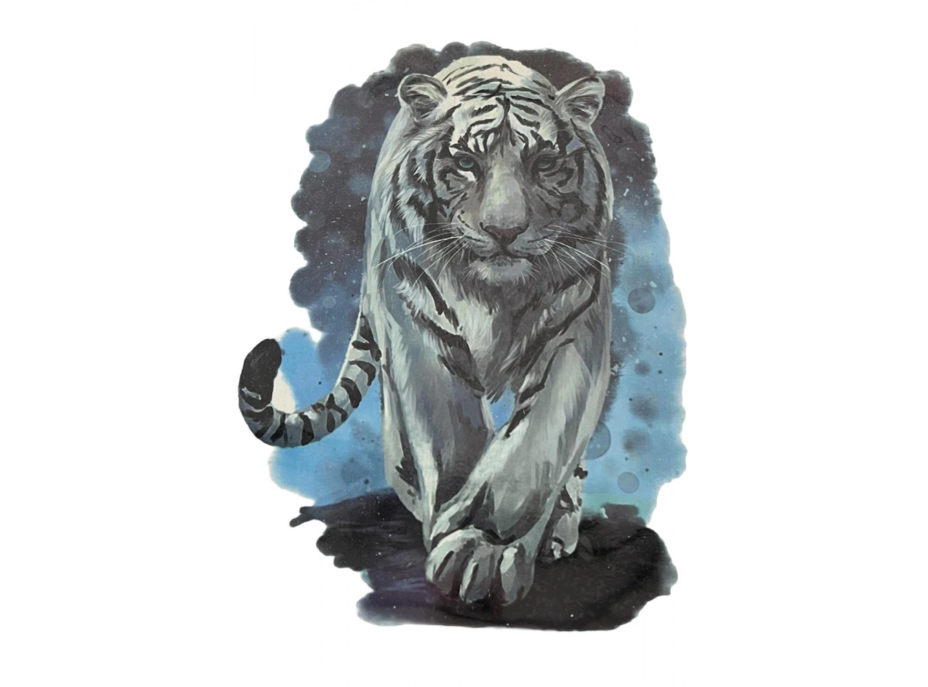 Geçici Kaplan Figürlü Dövme Tattoo