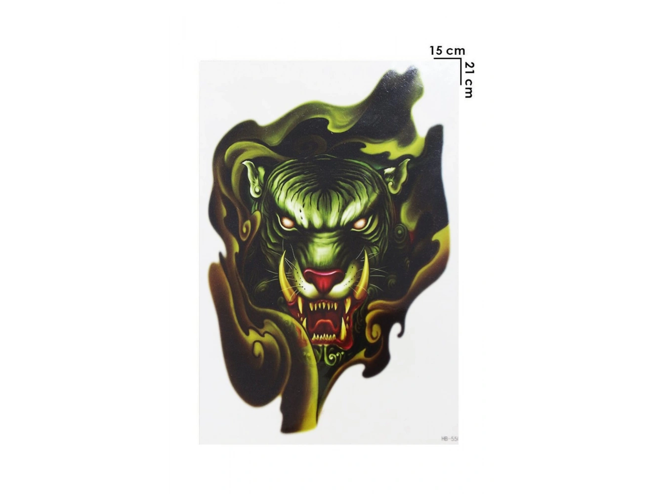 Geçici Kaplan Modelli Dövme Tattoo