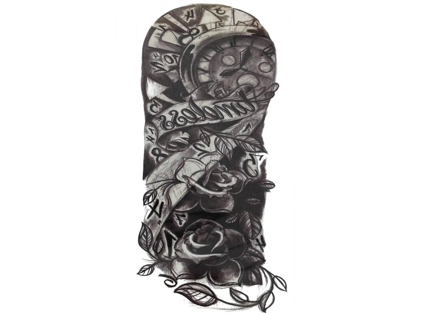 Geçici Karışık Figürlü Dövme Tattoo