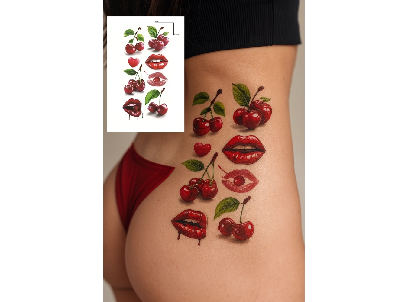 Geçici Karışık Model Dövme Tattoo