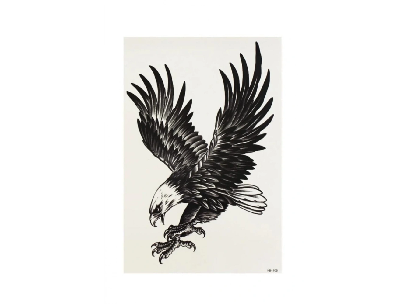 Geçici Kartal Dövme Tattoo