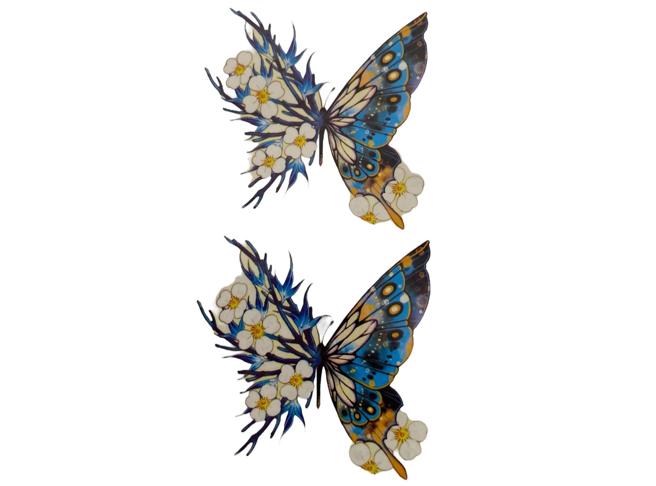 Geçici Kelebek Figürlü Dövme Tattoo