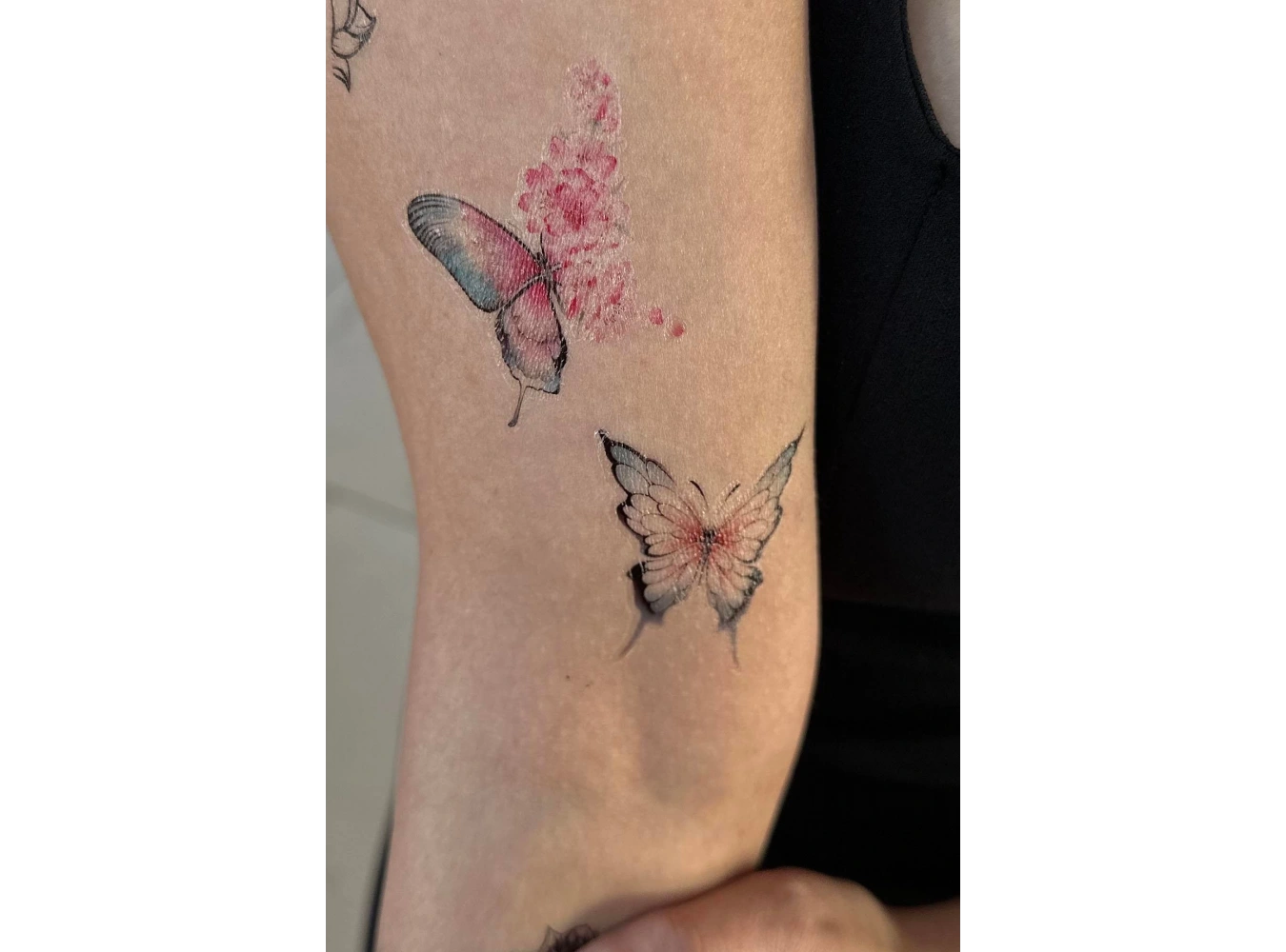 Geçici Kelebek Figürlü Mini Dövme Tattoo
