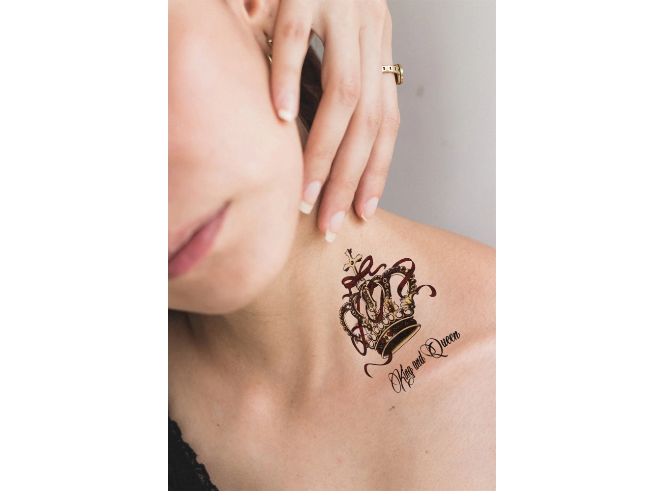 Geçici Kral Tacı Dövme Tattoo