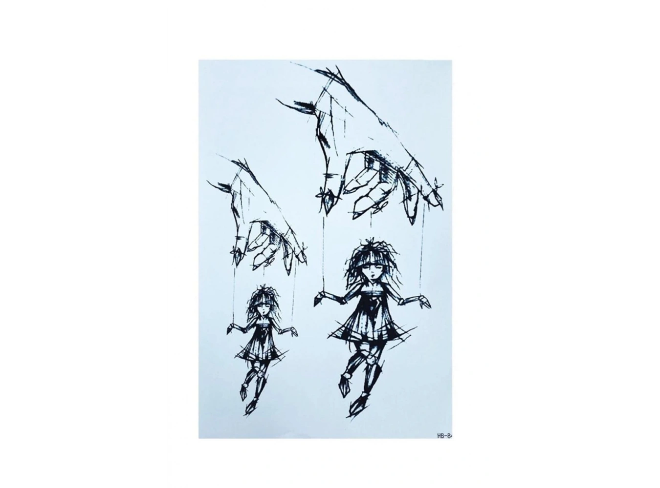 Geçici Kukla Dövme Tattoo