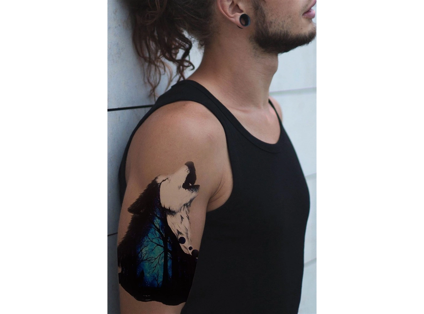 Geçici Kurt Dövme Tattoo