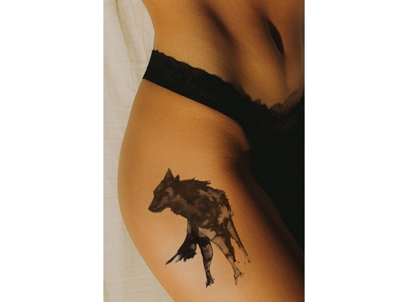 Geçici Kurt Dövme Tattoo