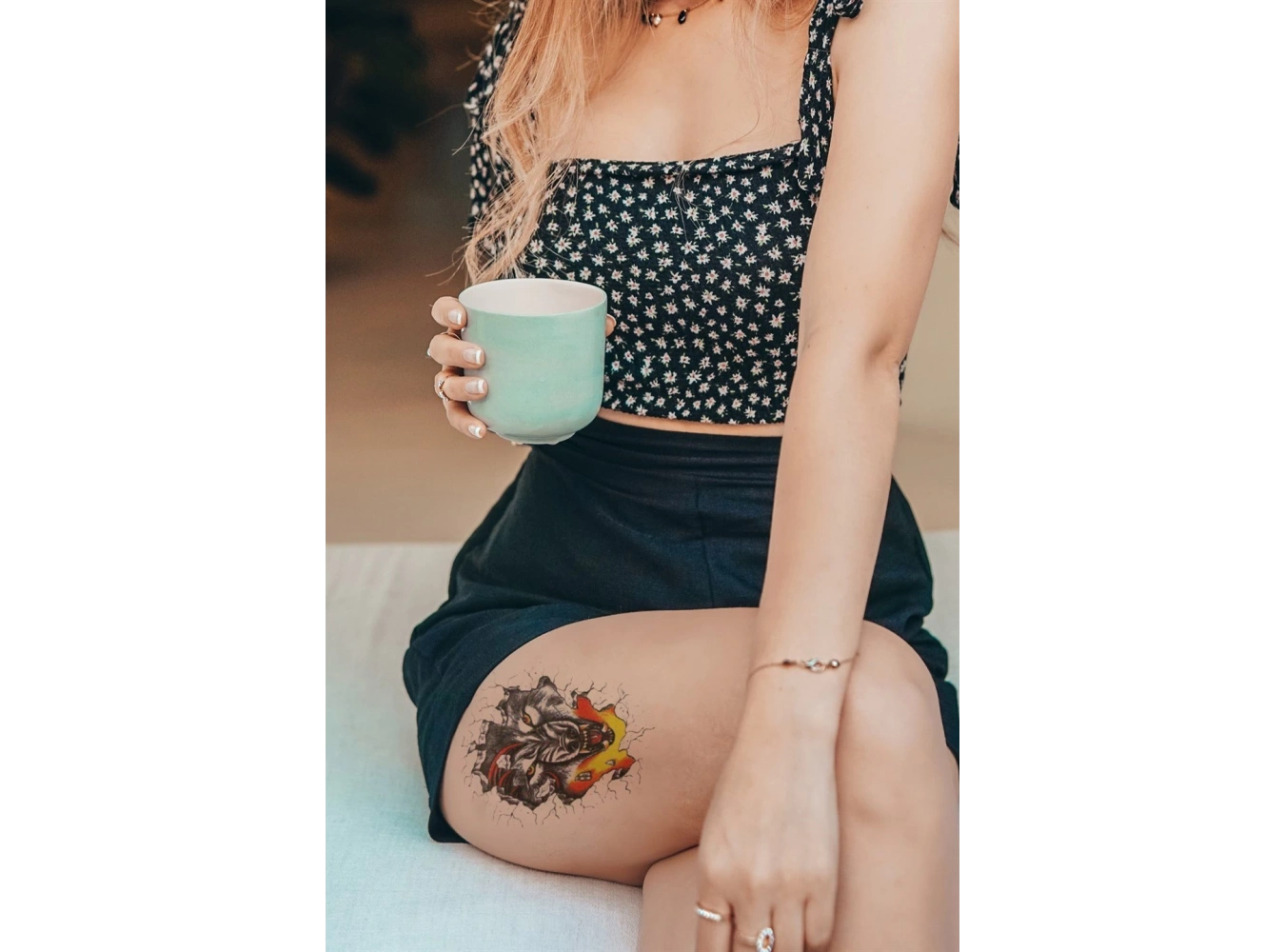 Geçici Kurt Dövme Tattoo