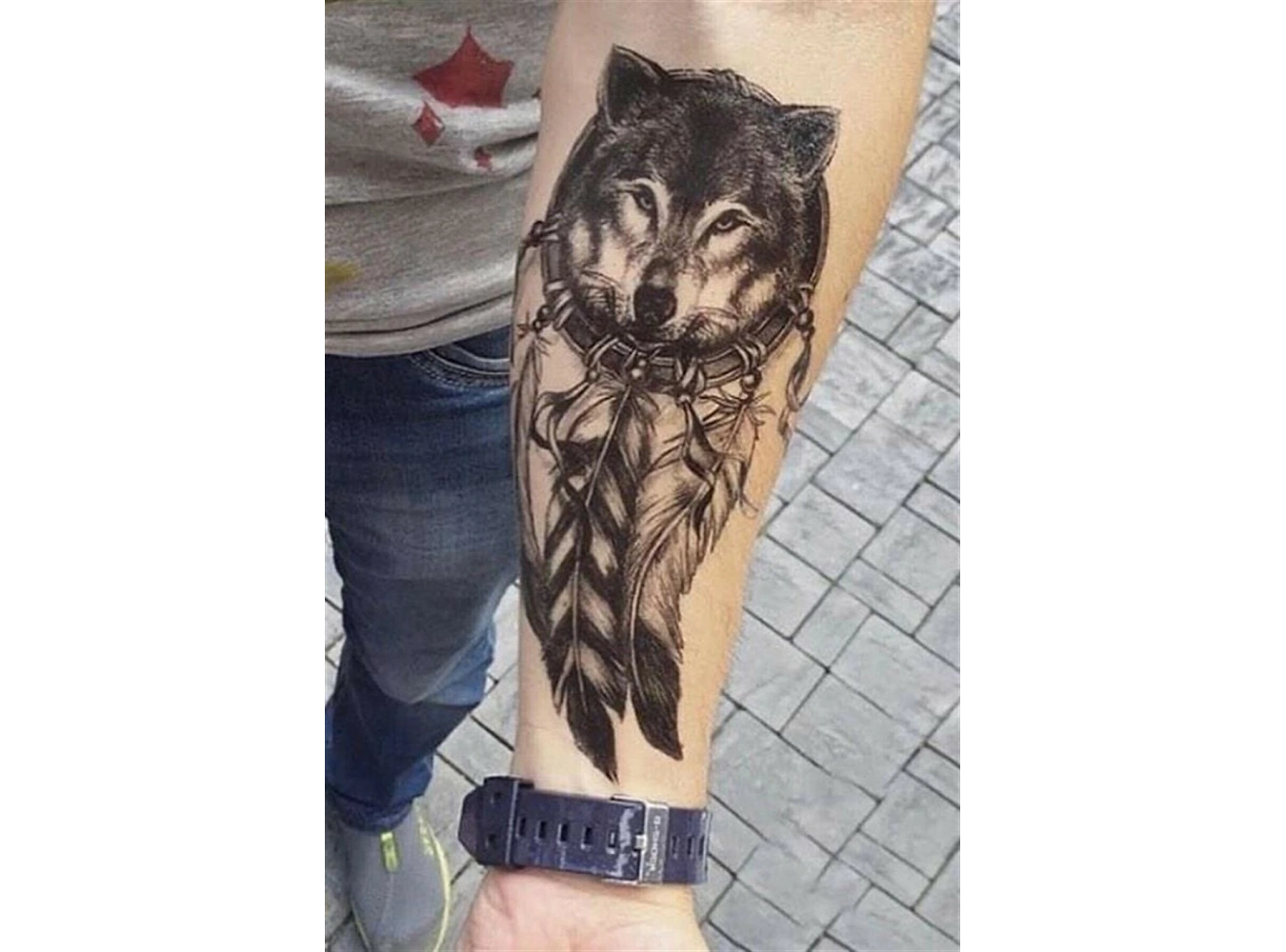 Geçici Kurt Dövme Tattoo