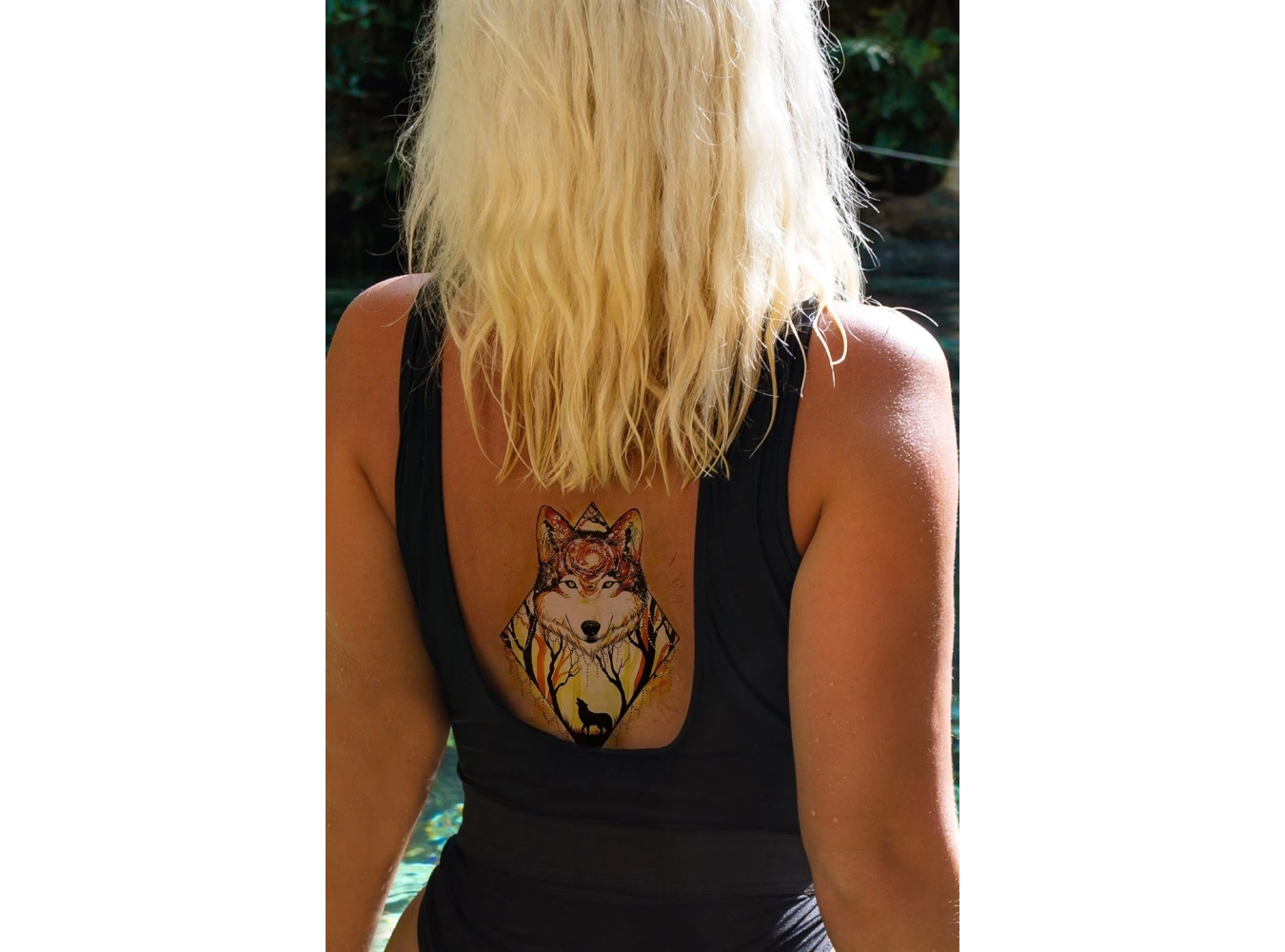 Geçici Kurt Dövme Tattoo