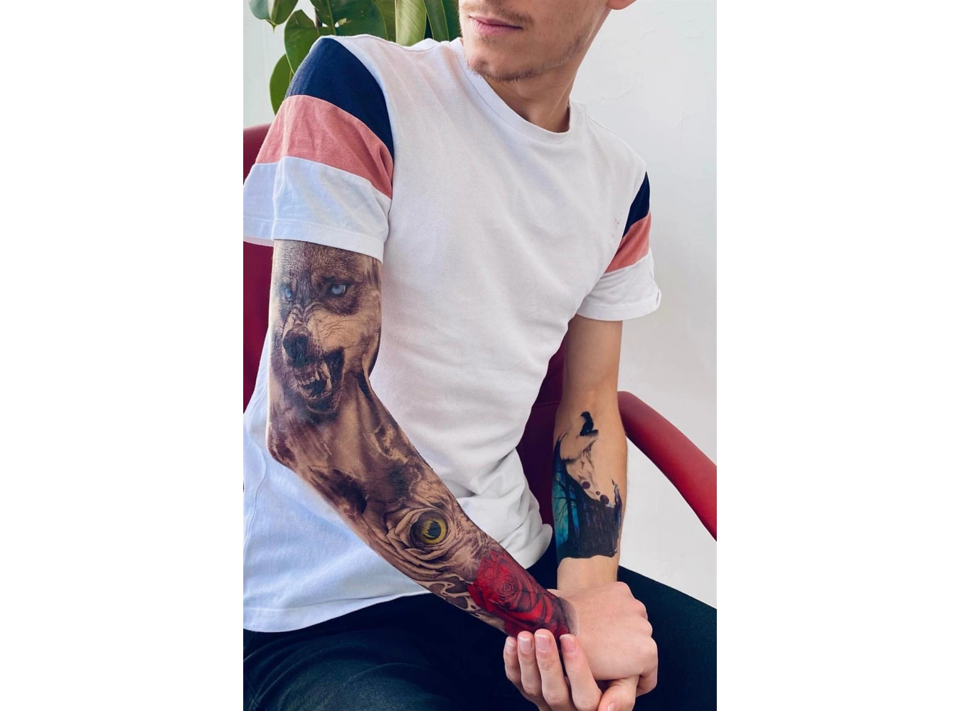 Geçici Kurt Dövme Tattoo