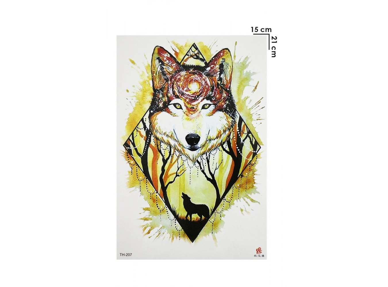 Geçici Kurt Dövme Tattoo