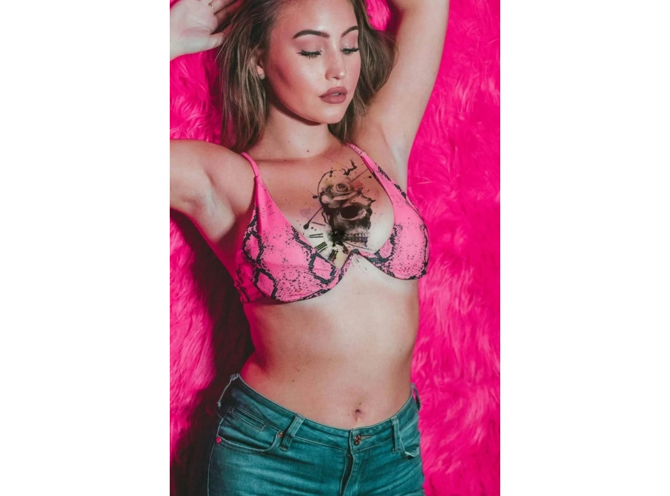 Geçici Kurukafa Dövme Tattoo