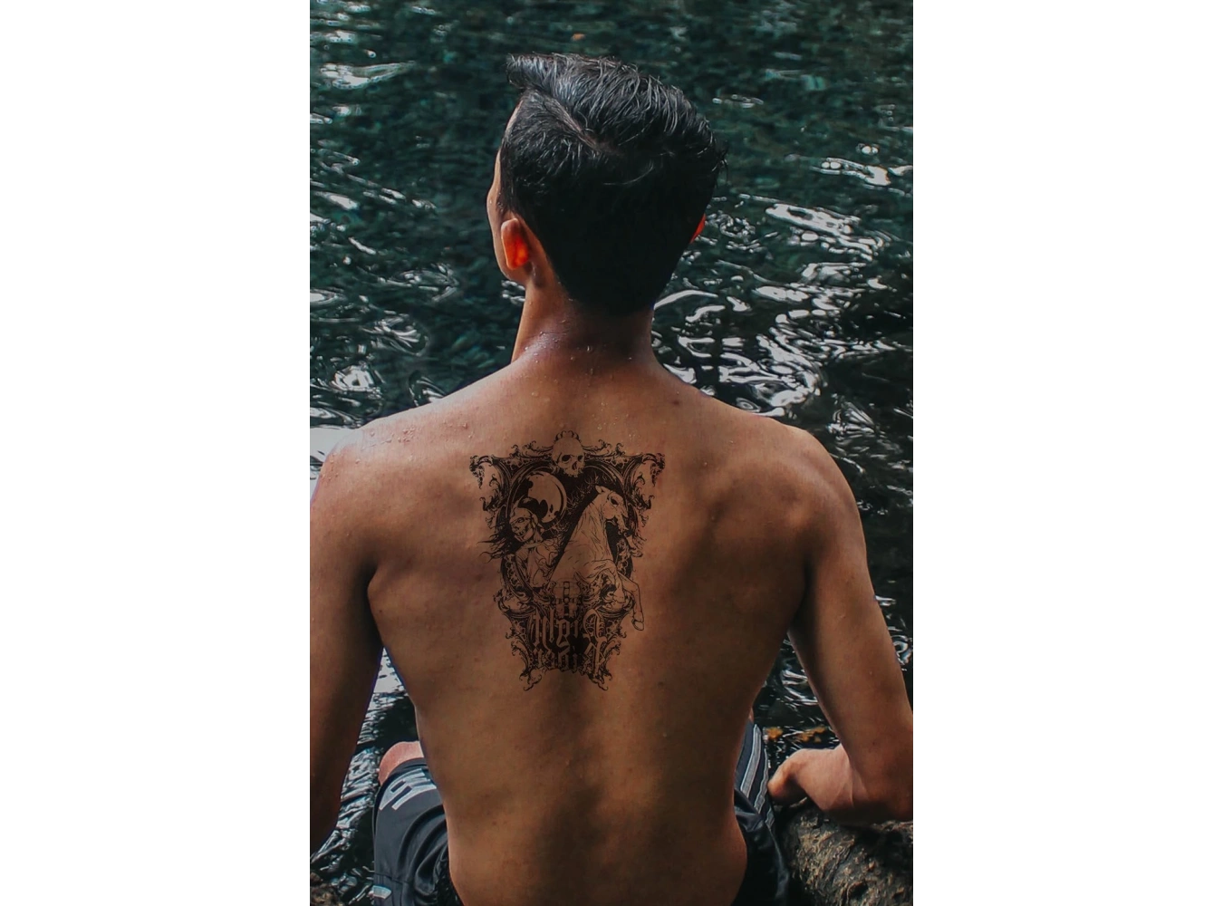 Geçici Kurukafa Dövme Tattoo