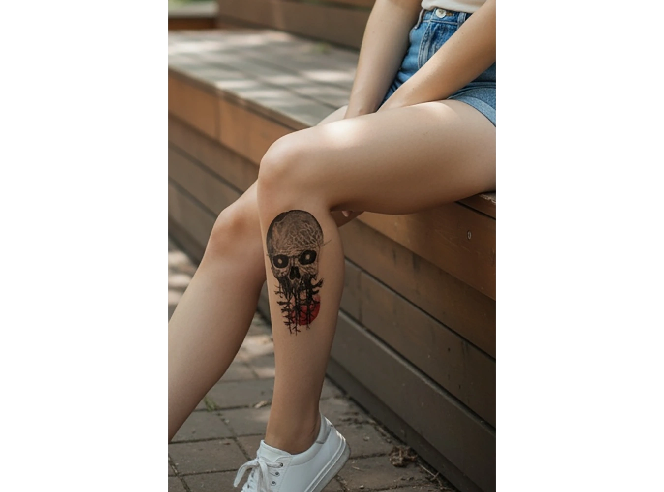 Geçici Kurukafa Dövme Tattoo