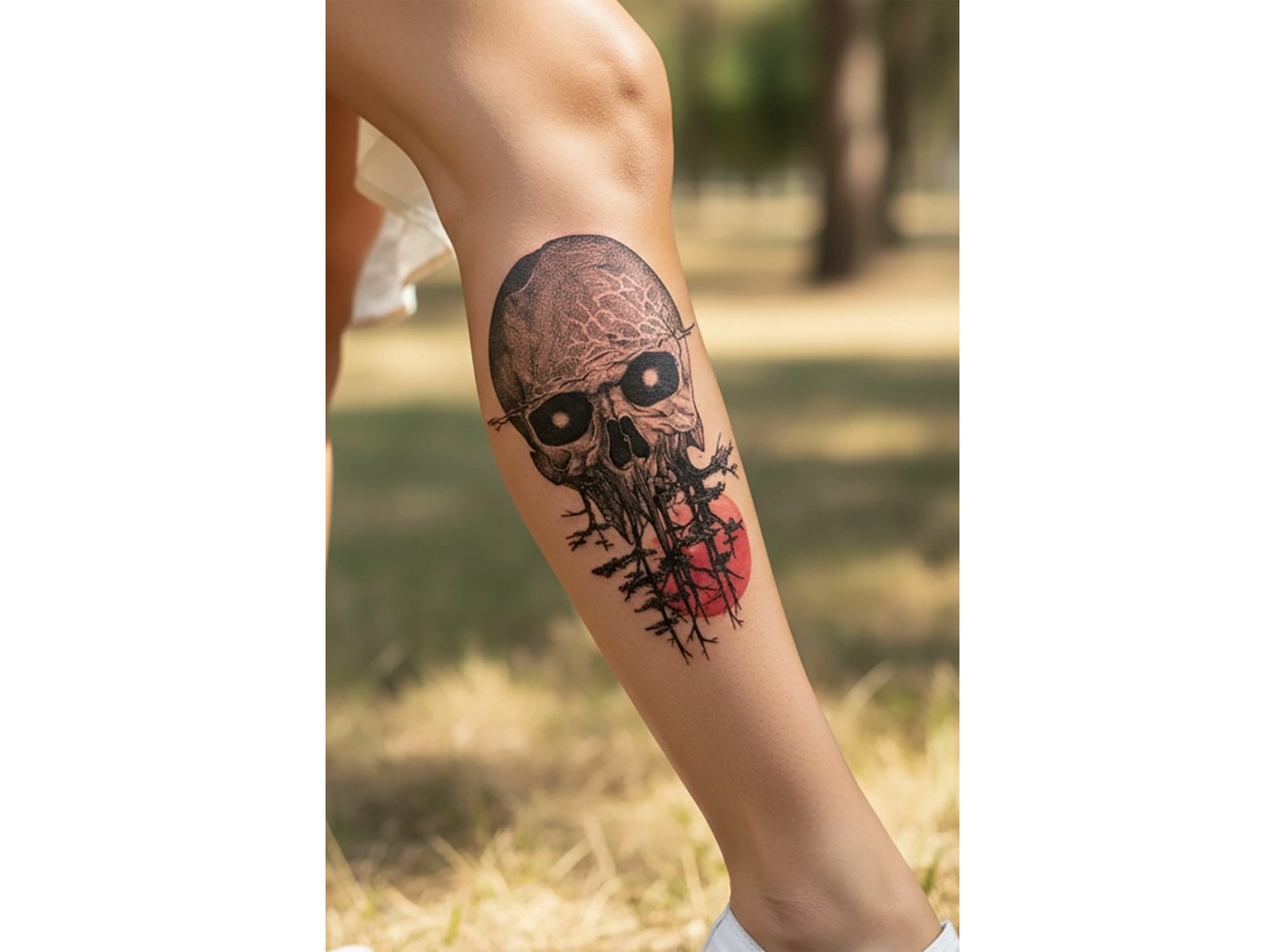 Geçici Kurukafa Dövme Tattoo