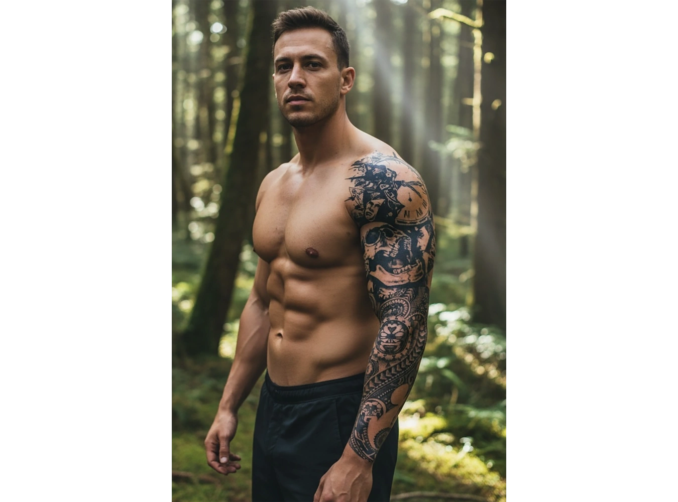 Geçici Kurukafa ve Saat Kol Dövme Tattoo