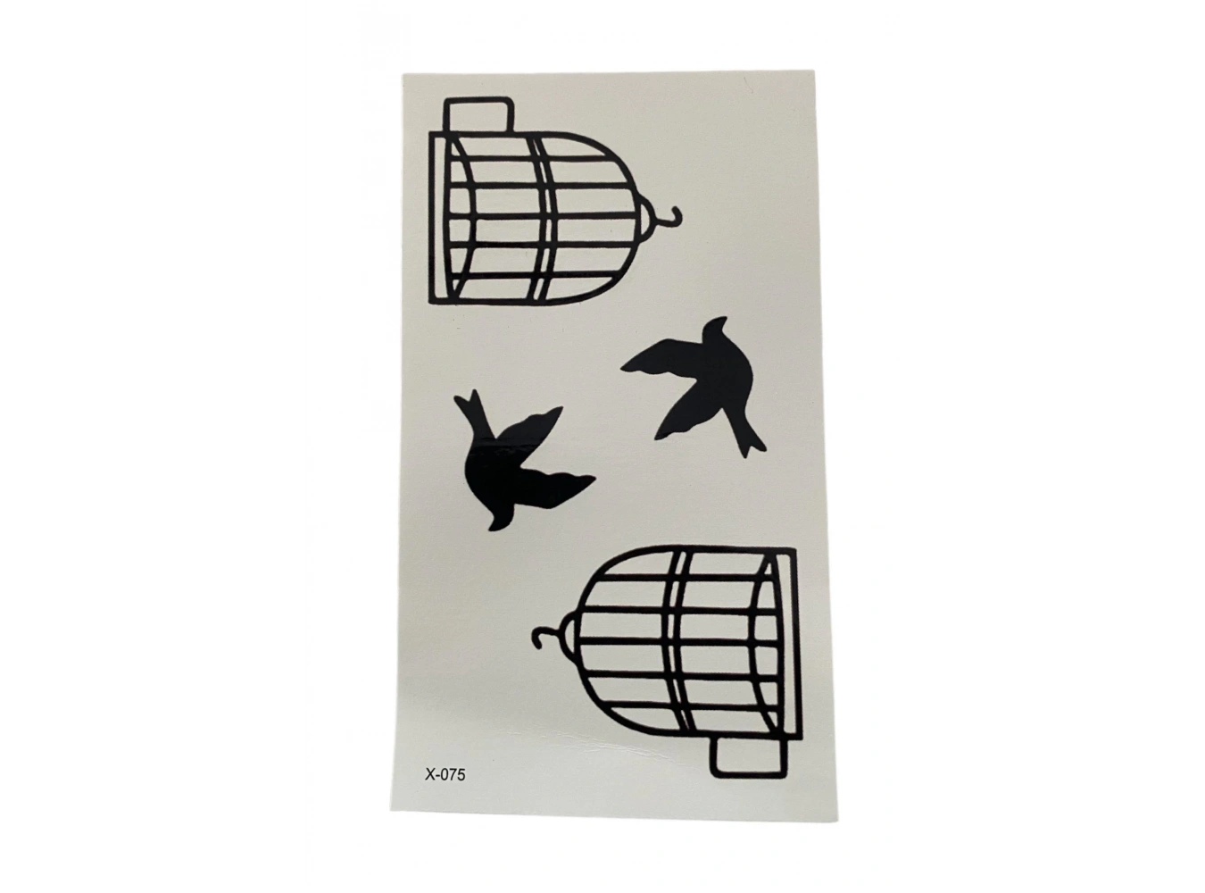 Geçici Kuş Figürlü Mini Dövme