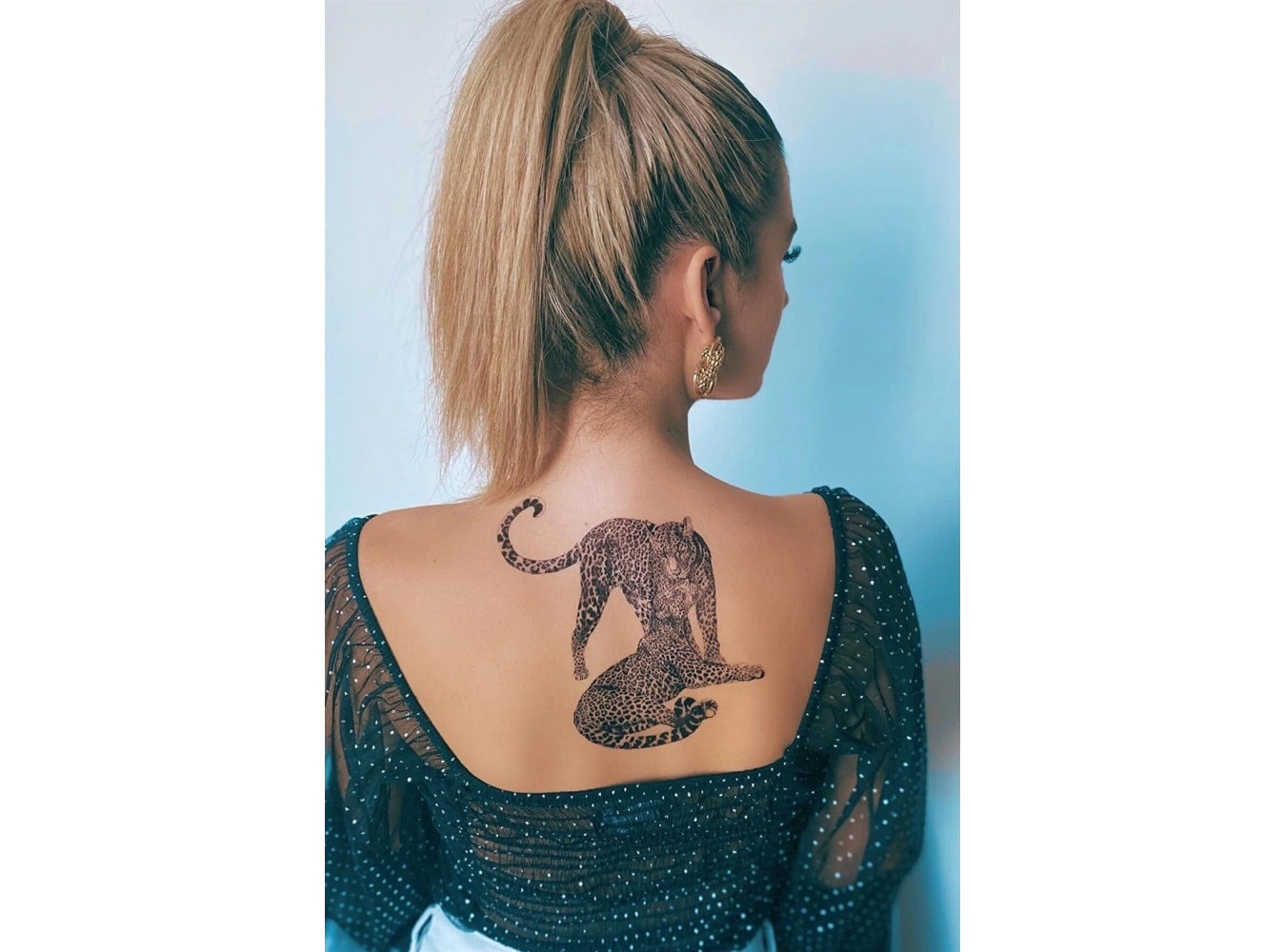 Geçici Leopar Dövme Tattoo