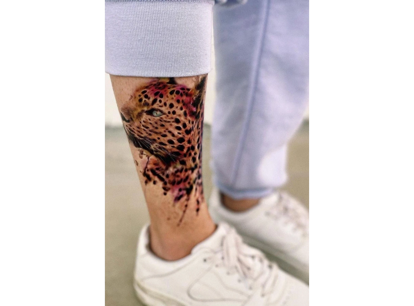 Geçici Leopar Dövme Tattoo
