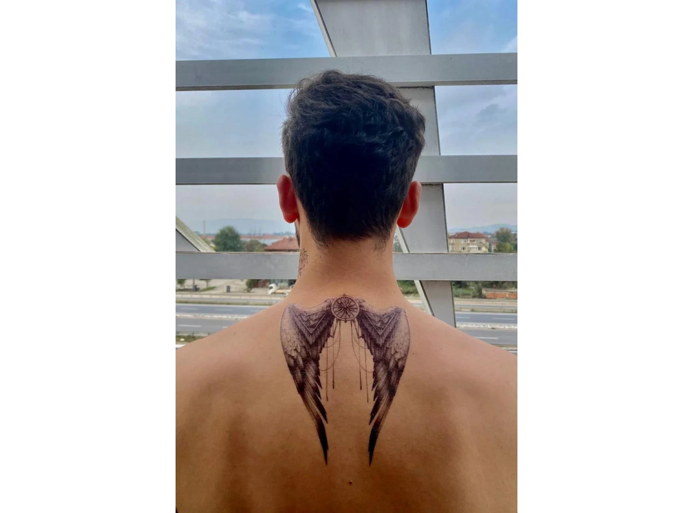 Geçici Melek Kanadı Dövme Tattoo