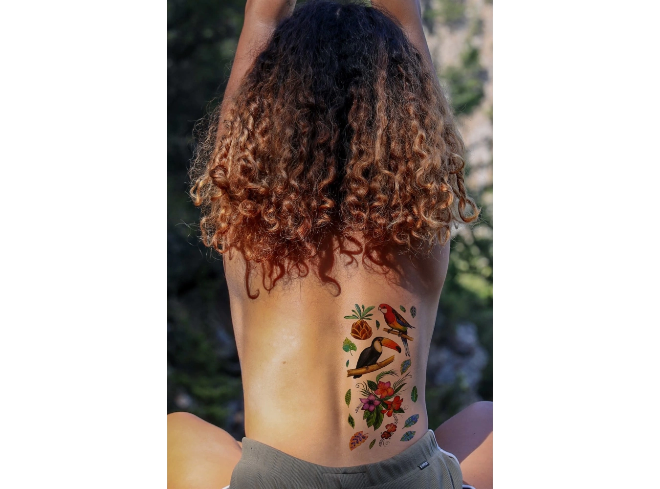 Geçici Papağan Dövme Tattoo