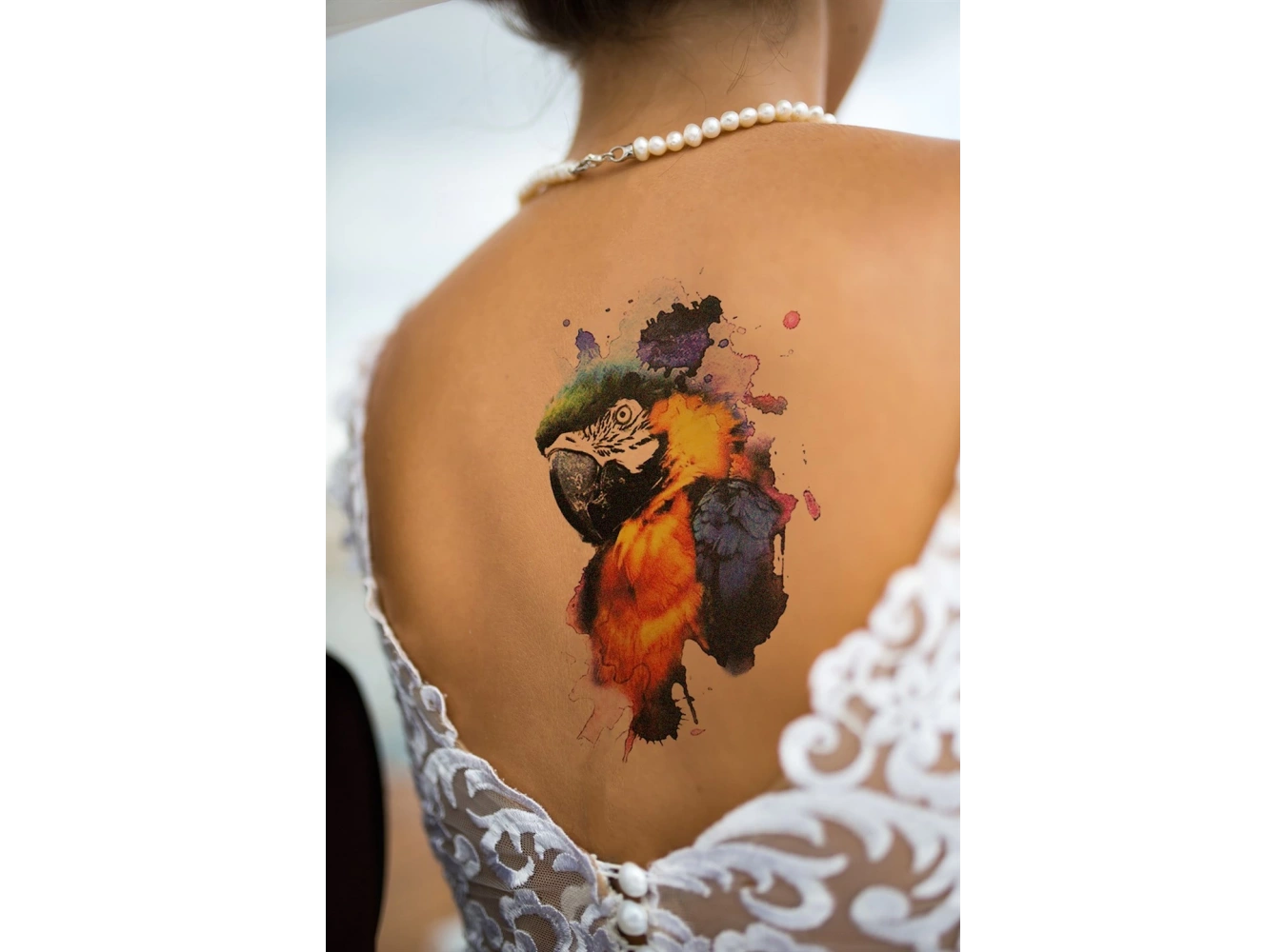 Geçici Papagan Dövme Tattoo