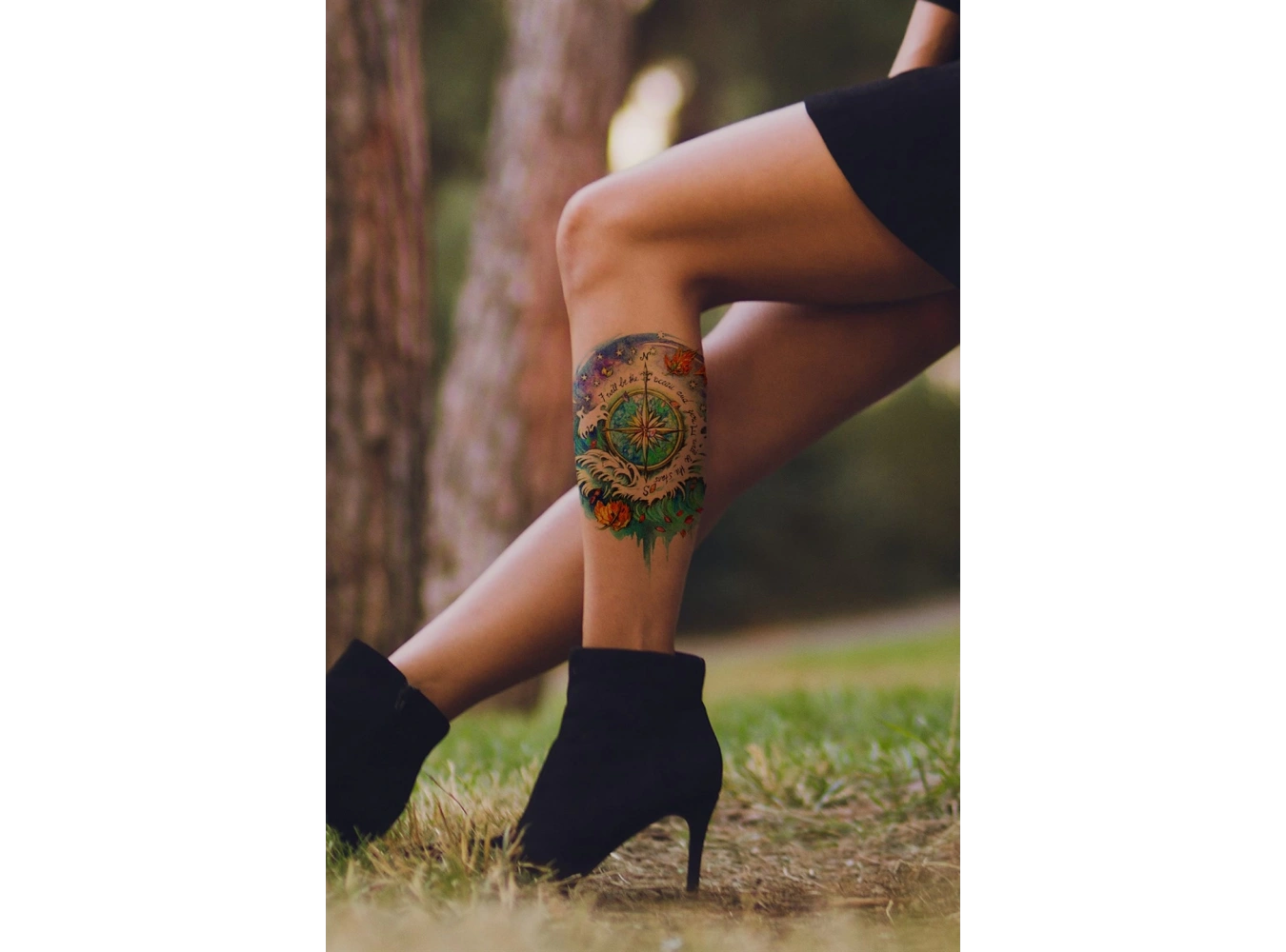 Geçici Pusula Dövme Tattoo