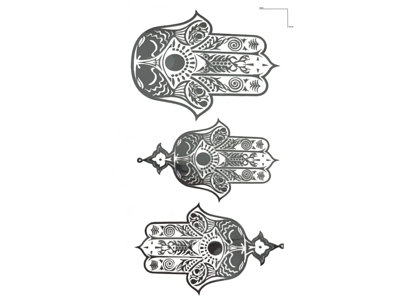 Geçici Rabia Ana Eli Figürlü Mini Dövme Tattoo