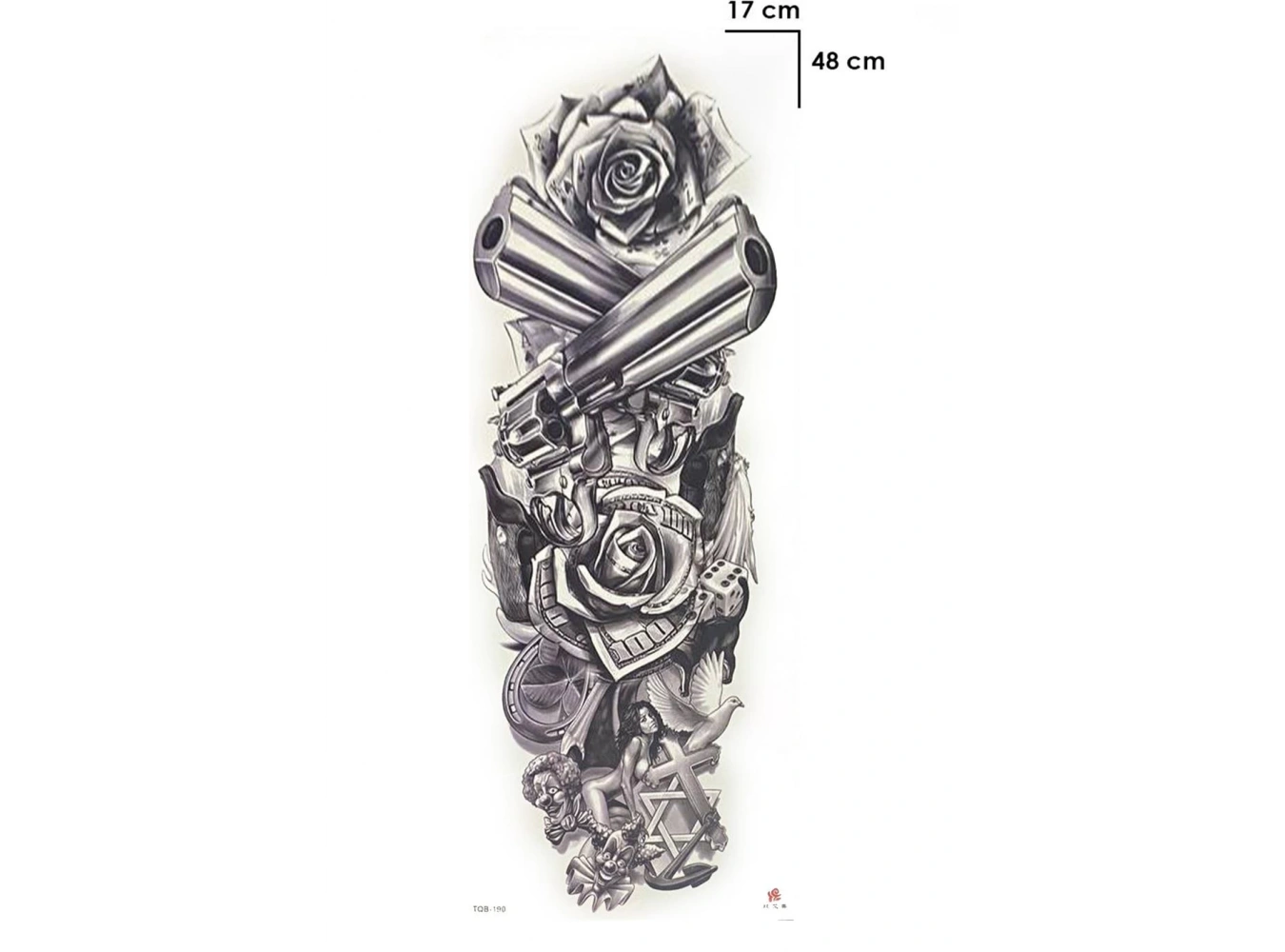 Geçici Silah Kol Dövme Tattoo