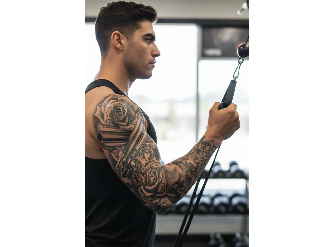 Geçici Silah Kol Dövme Tattoo