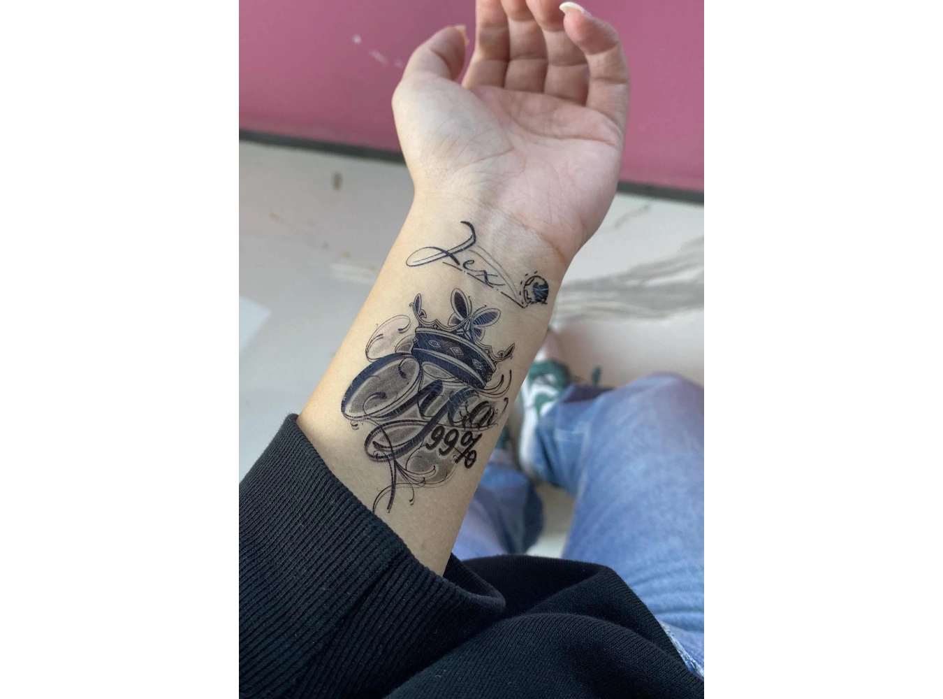 Geçici Taç Figürlü Dövme Tattoo