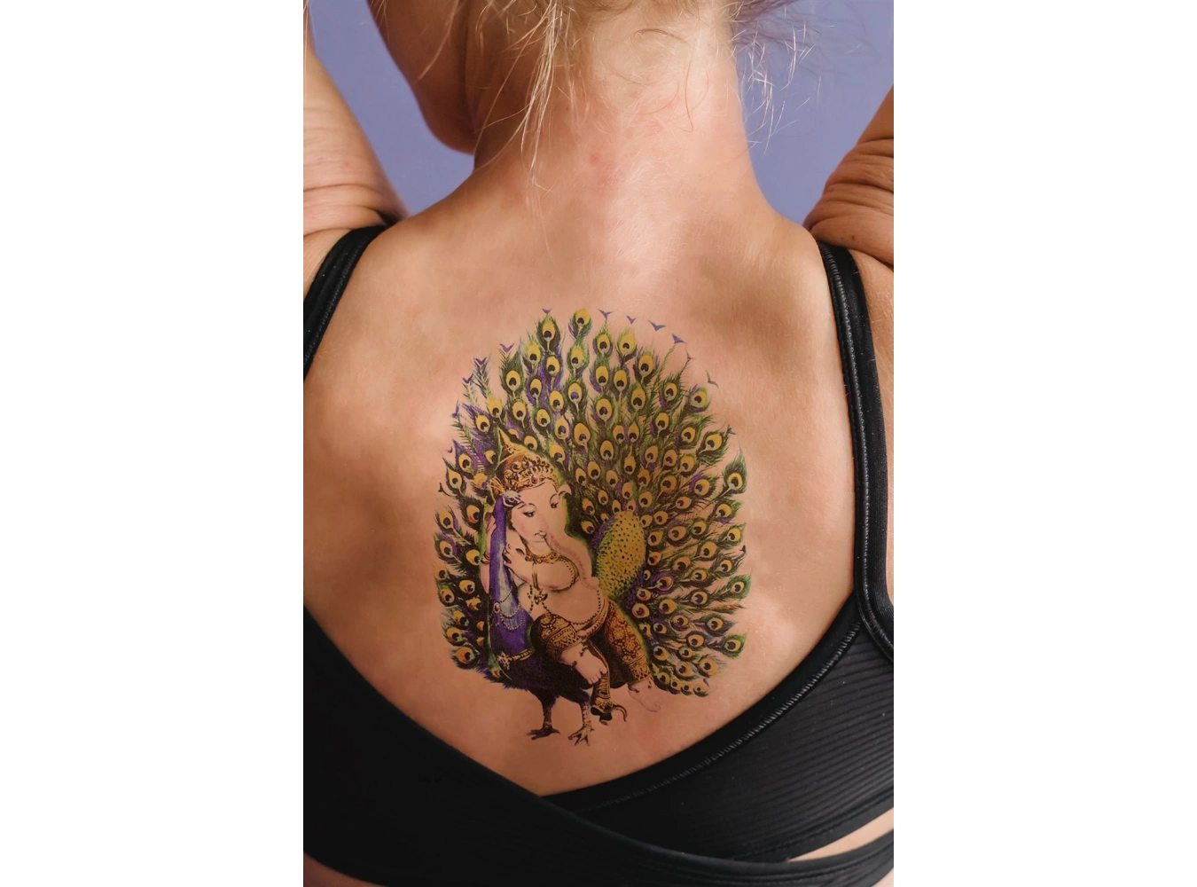 Geçici Tavuskuşu Dövme Tattoo