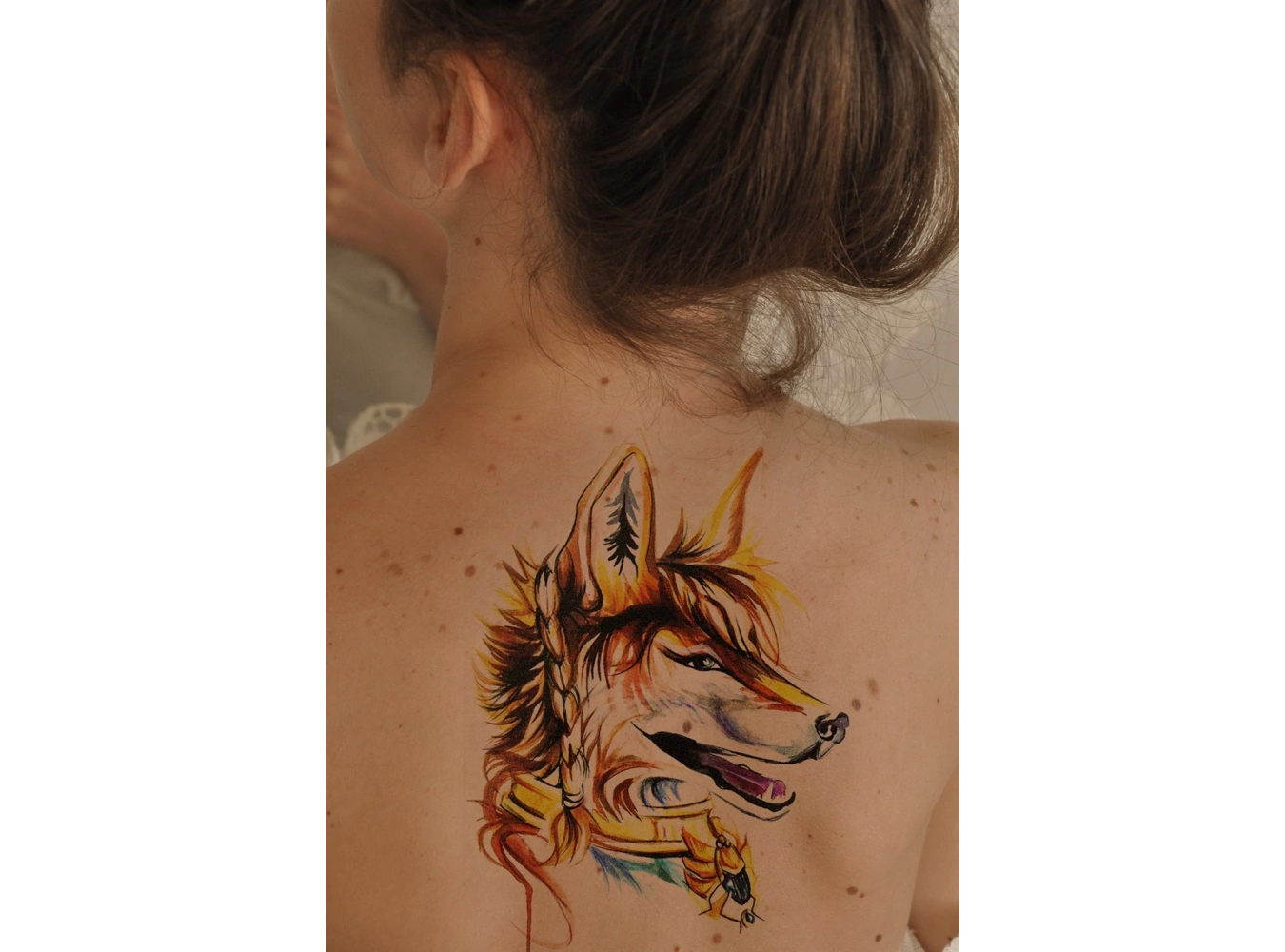 Geçici Tilki Dövme Tattoo