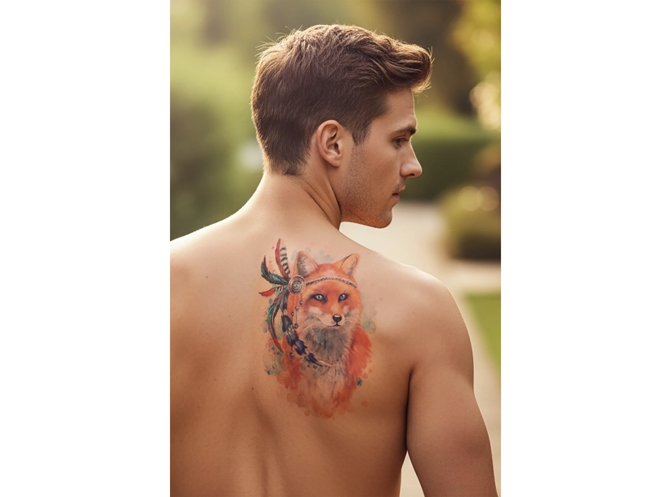 Geçici Tilki Dövme Tattoo