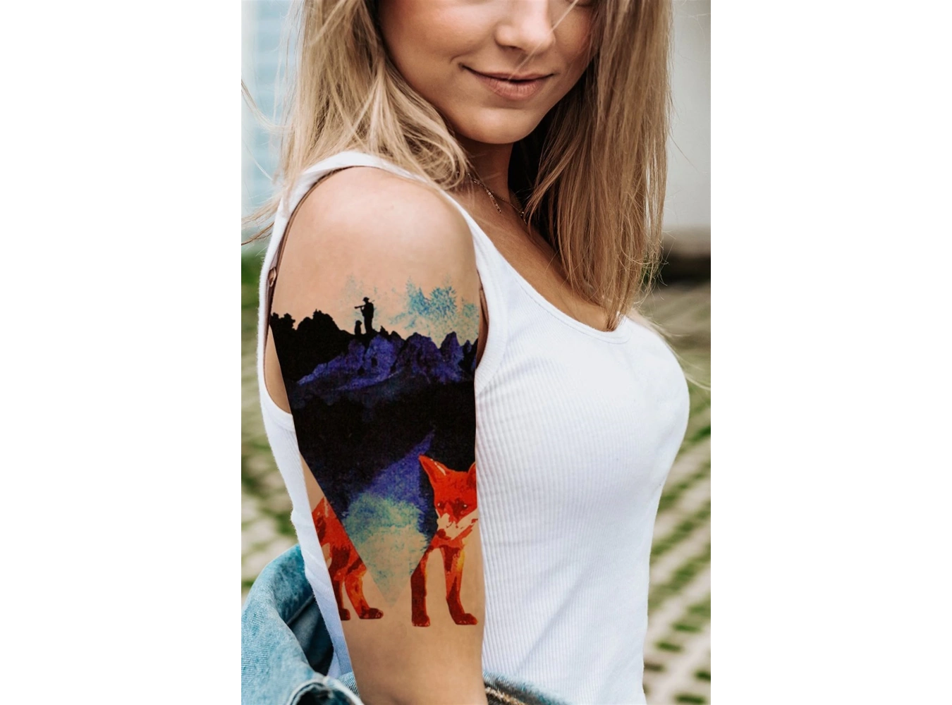 Geçici Tilki Dövme Tattoo