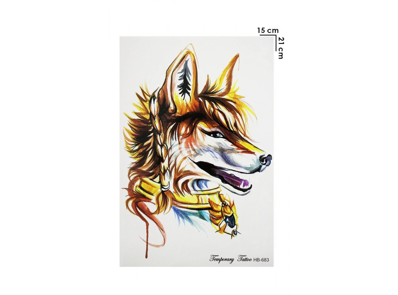 Geçici Tilki Dövme Tattoo