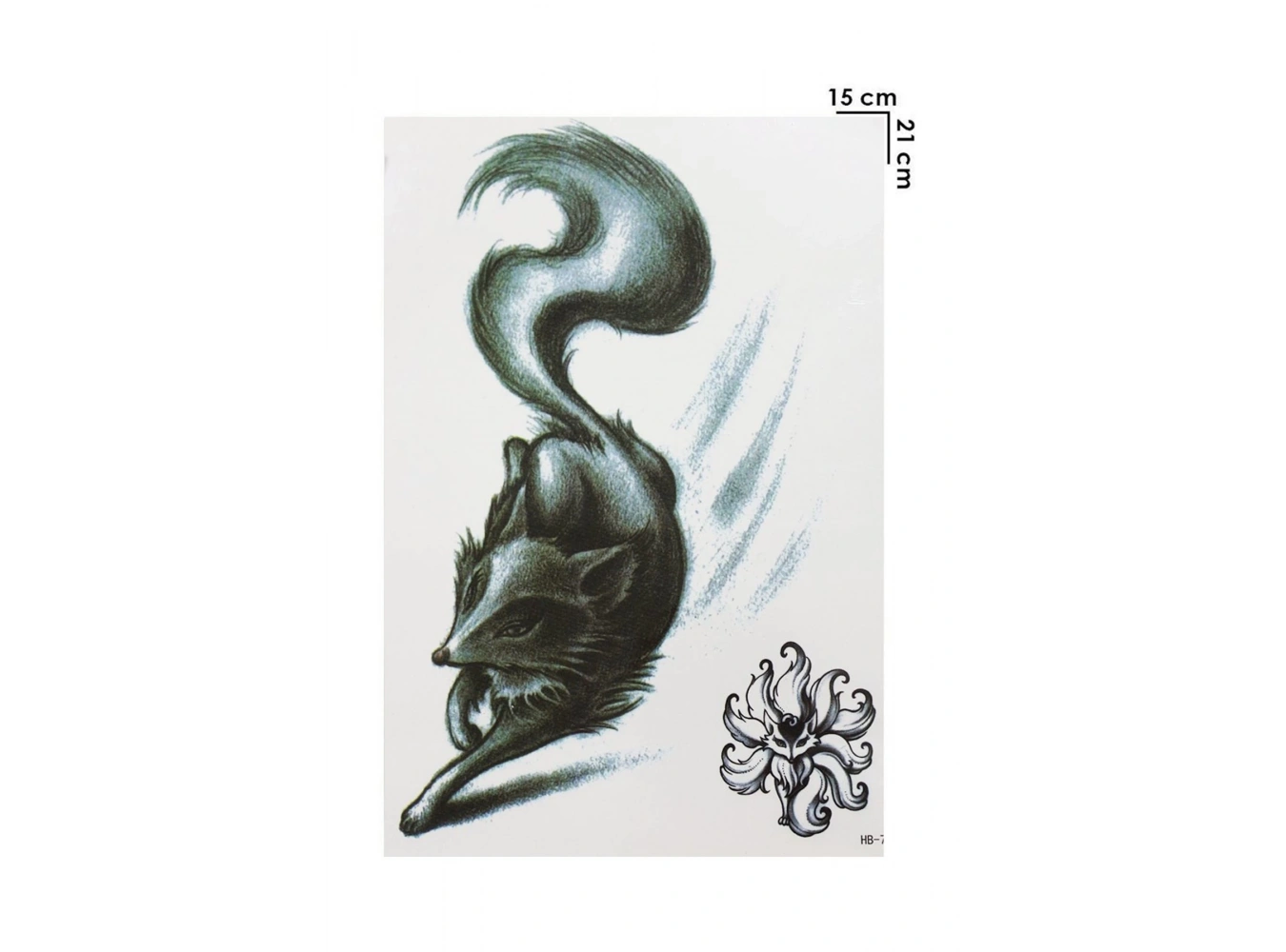 Geçici Tilki Dövme Tattoo