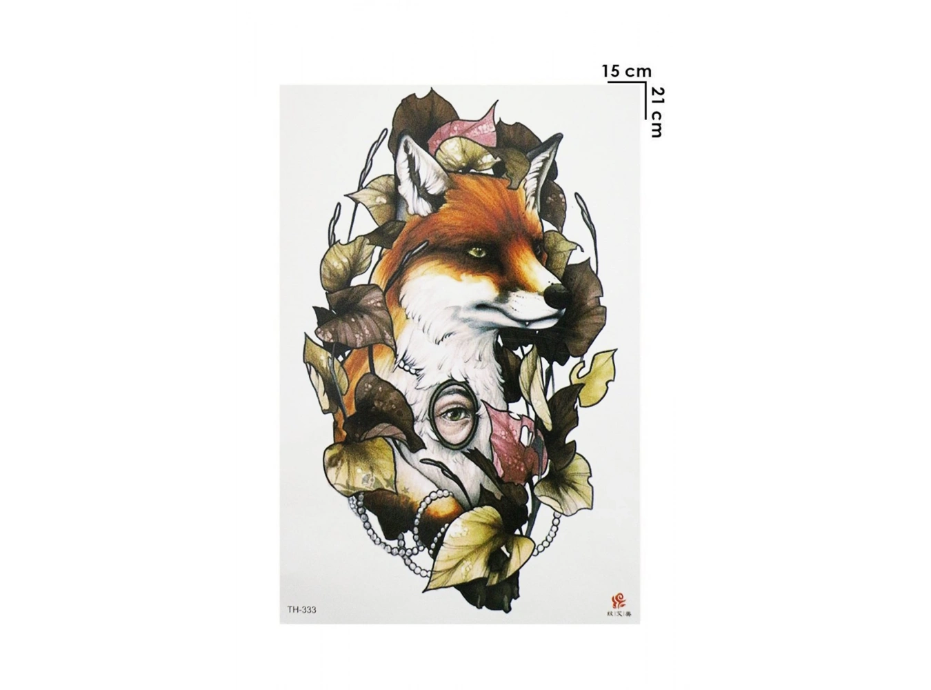 Geçici Tilki Dövme Tattoo