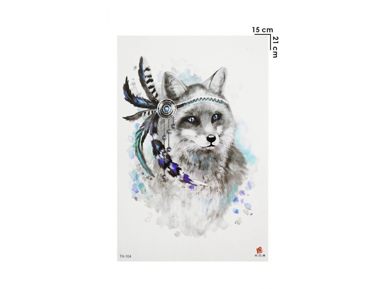 Geçici Tilki Dövme Tattoo