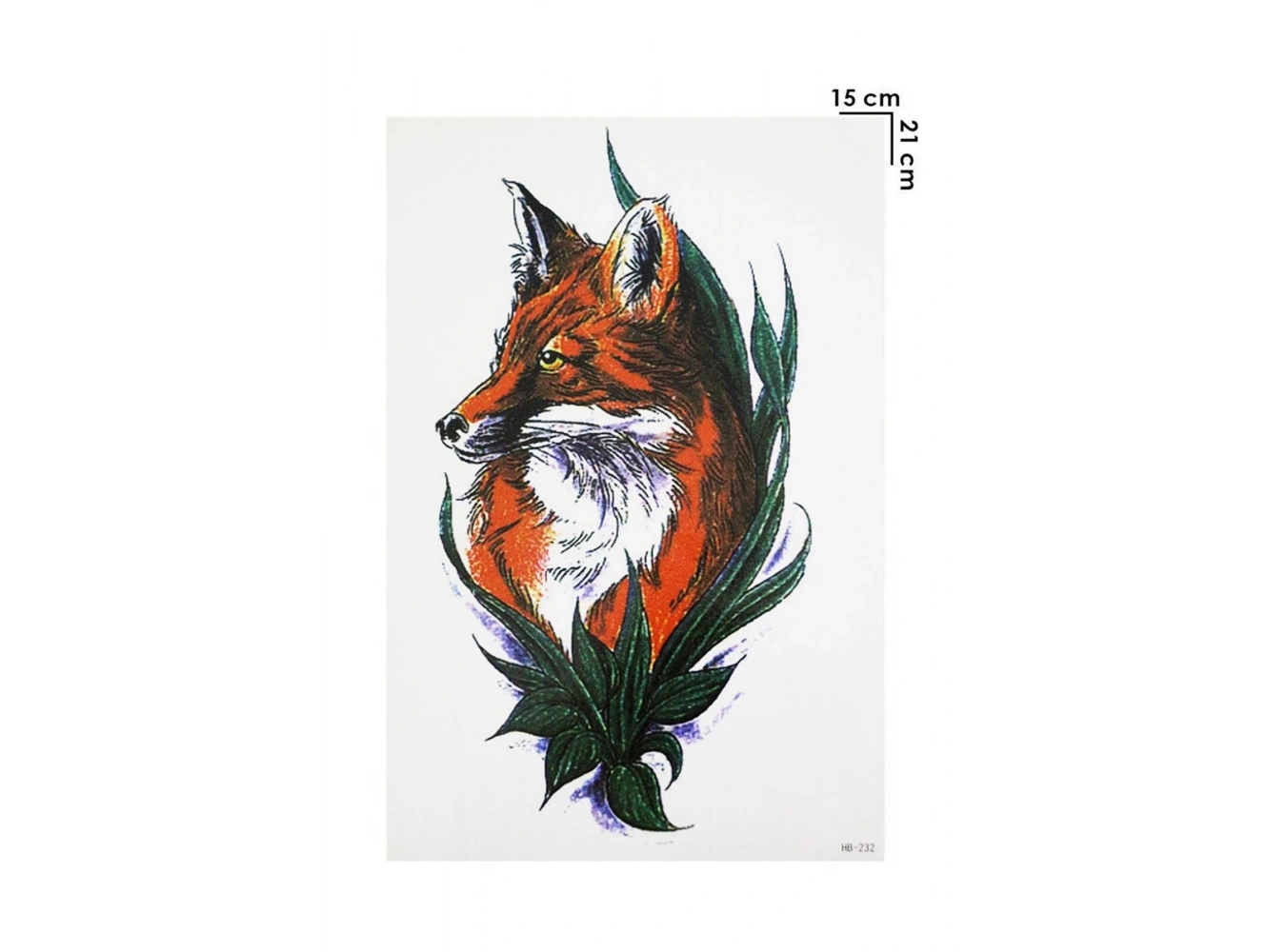 Geçici Tilki Dövme Tattoo