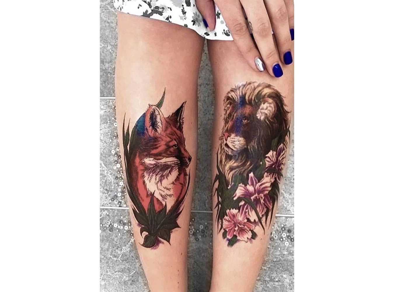 Geçici Tilki Dövme Tattoo
