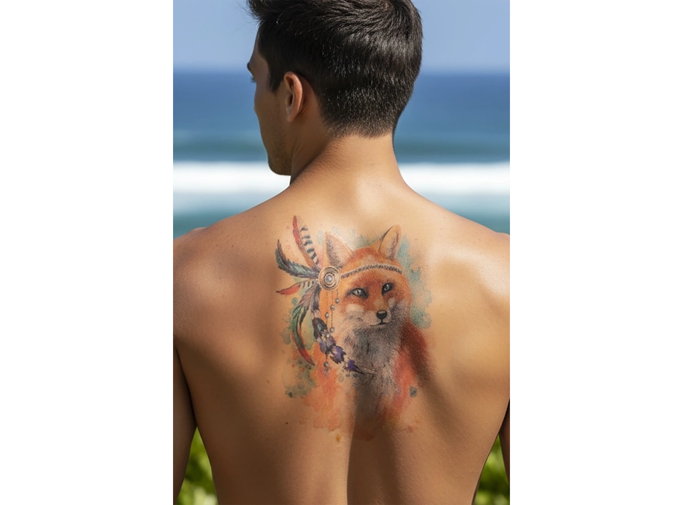 Geçici Tilki Dövme Tattoo