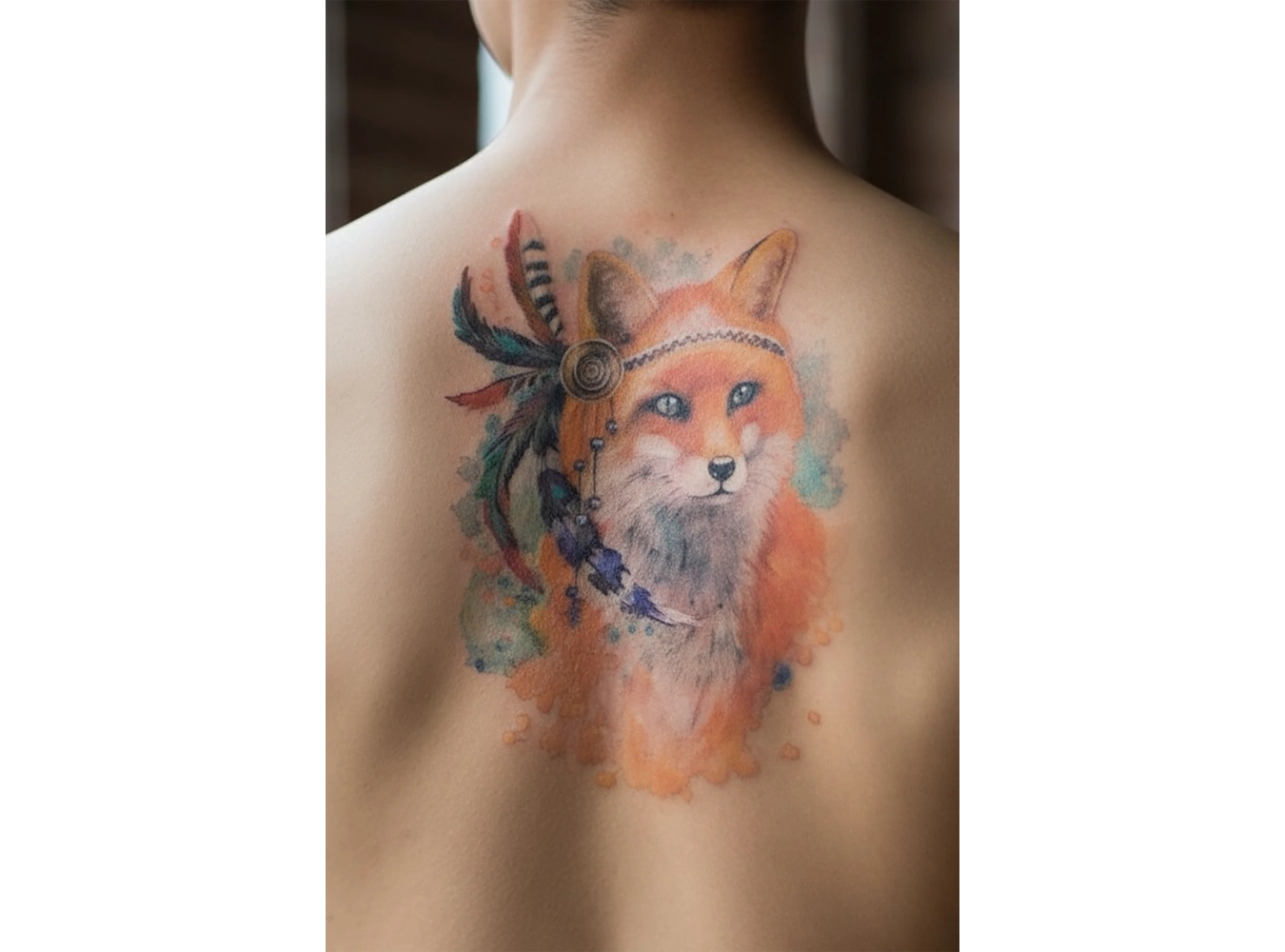 Geçici Tilki Dövme Tattoo