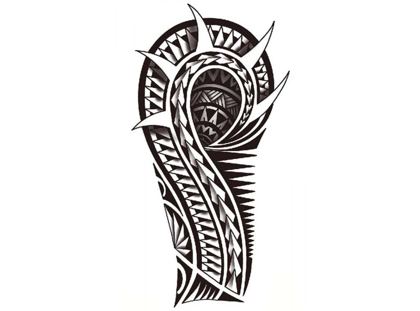 Geçici Tribal Figürlü Dövme Tattoo