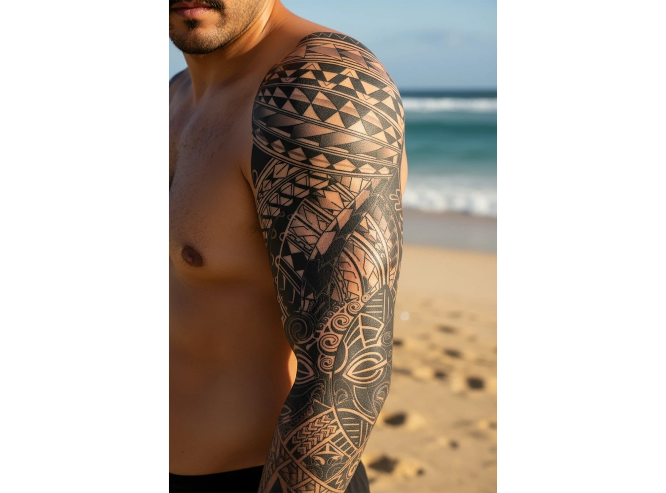 Geçici Tribal Figürlü Dövme Tattoo