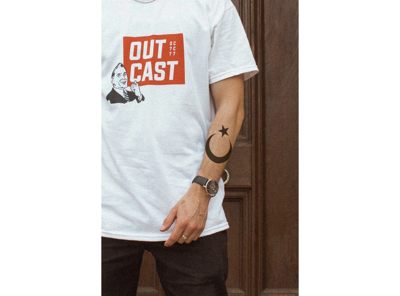 Geçici Türk Bayrağı - Ayyıldız Dövme Tattoo