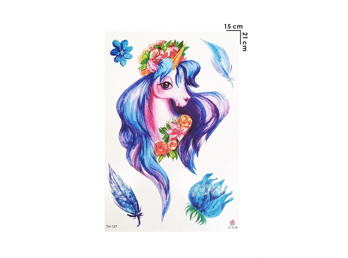 Geçici Unicorn Dövme Tattoo