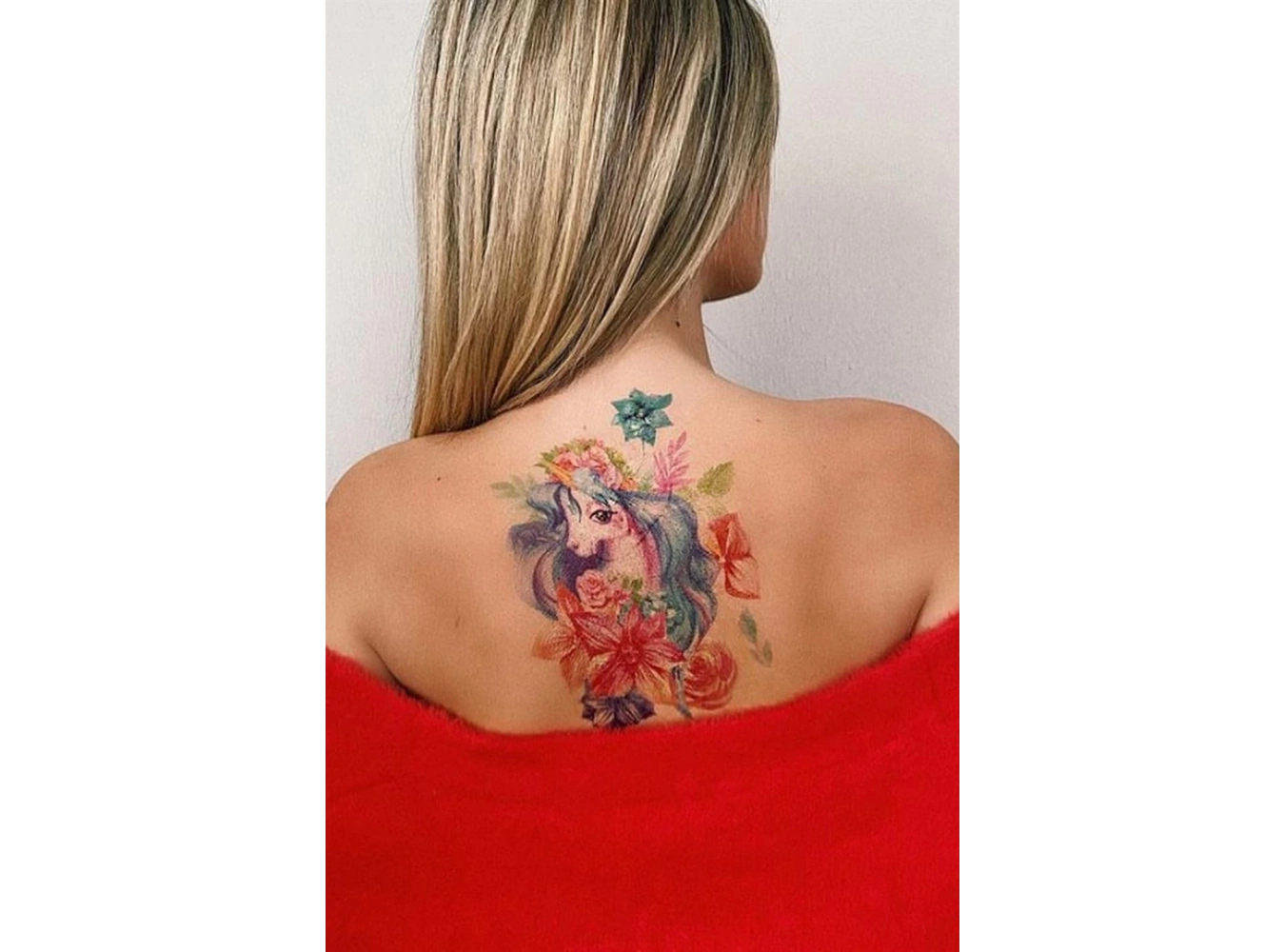 Geçici Unicorn Dövme Tattoo